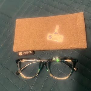 Teal +1.25 reading glasses